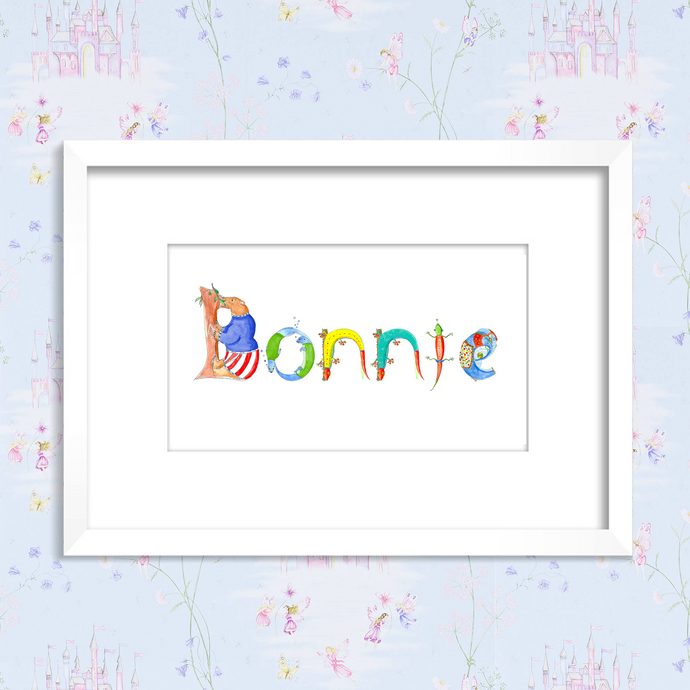 Personalised name - fine art prints and originals