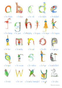 Alphabet - lower case - fine art prints and posters