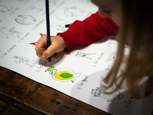 Colour-in Alphabet posters