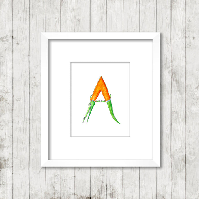 Single letter - fine art prints and originals
