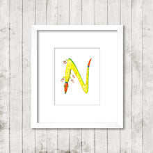 Single letter - fine art prints and originals
