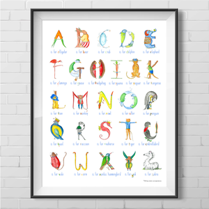 Alphabet - upper case - fine art prints and posters