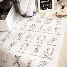 Colour-in Alphabet posters